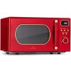 Klarstein Julieta, mikrovlnná rúra s grilom, 20 l, 700/800 W, Ø 25,5 cm, 8 programov (TK49-Julieta-20-red)