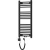Mexen Mars, elektrické vykurovacie teleso 900 x 400 mm, 300 W, čierna, W110-0900-400-6300-70