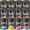 RAFI Dolina Noteci mokré krmivo pre mačky mix príchutí 16 x 400 g bez obilnín