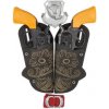 Teddies pistole kovbojská plast 16cm 2ks s doplňky v krabici