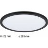 Paulmann Atria SHINE LED panel, čierny, Ø 29 cm - 70998