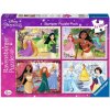RAVENSBURGER Puzzle Disney: Princezné 4x100 dielikov