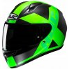 PRILBA HJC C10 TIEŽ FLUO GREEN/BLACK (L)