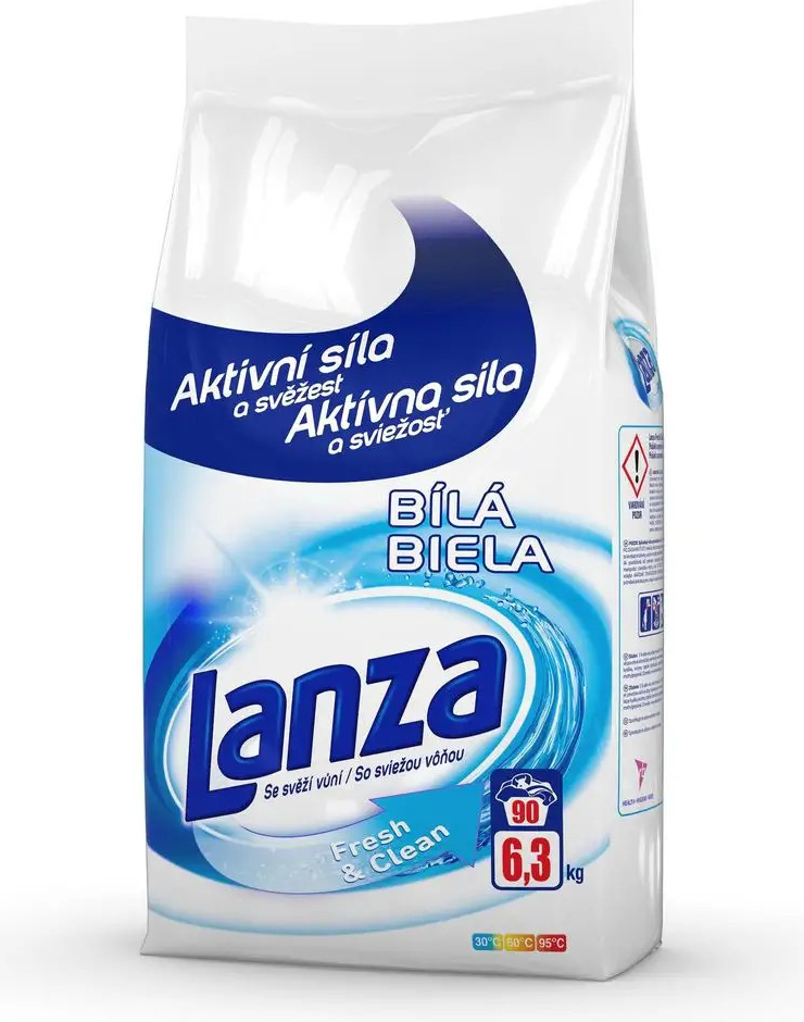 Lanza Fresh & Clean Bílá 6,3 kg 90 PD