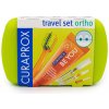 Curaprox Travel Set zubná kefka + CPS medzizubné kefky 2 ks + zubná pasta 10 ml darčeková sada, zelený