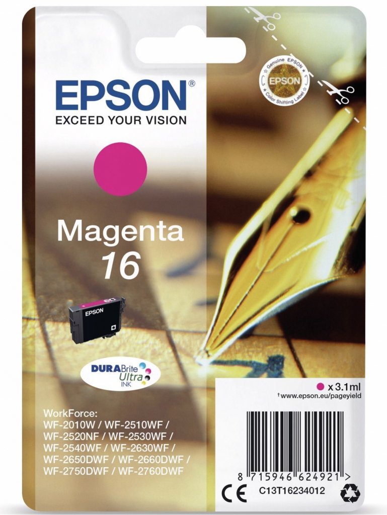 Epson 16 Magenta - originálny