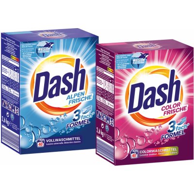 Dash color frische 3fach Formel Prášok na pranie 2,6 kg 40 PD