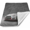 Sablio Deka pre bábätko Nissan GTR 35 Sivý - 80x100 cm