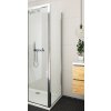 ROTH EXCLUSIVE LINE ECDBN 100cm pevná stena do kombinácie, sklo číre - 05 čierny elox