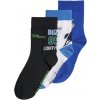 adidas Performance BUZZ SOCKS 3PP KS Tmavo modrá / Čierna / Biela