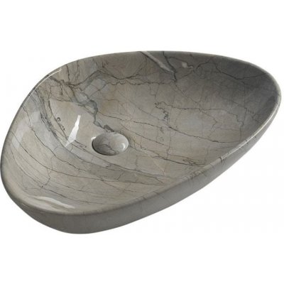 SAPHO DALMA keramické umývadlo 58,5x39x14 cm, grigio MM213 - Sapho