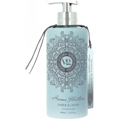 Vivian Gray Krémové tekuté mydlo na ruky Aroma Selection Amber & Cedar 400 ml