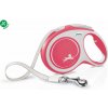 Flexi vodítko New Comfort L pásik 8m/50kg červené