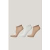 Gant ponožky MONOGRAM ANKLE SOCKS 3-PACK DRY SAND