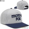 Fox W Moto-X Corduroy hat, white, one size