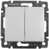 Legrand Valena - Dvojtlačidlo 10A - 250V, biela - 774218