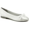 Jana 8-22150-28 biele dámske baleríny šírka H - EU 36