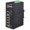 Planet ISW-504PT Priemyselný Switch 5x RJ-45, VLAN + Extend, -40~+75°C, PoE+ 802.3af/at 120W, 12-48VDC power-in