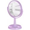 SISI Purple70432 Zrkadlo zo stojanom kozmetické, fialové 12cm