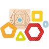Goki Puzzle viacvrstvové Tvary, 5 dielikov