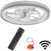 Stropný ventilátor Rabalux Fanricius 71335 strieborný/sivý