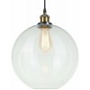 Altavola Design New York Loft závesné svietidlo 1x40 W mosadzná-priehľadná LA035/P_MAX