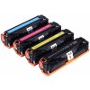 Tinta HP CB540A + CB541A+ CB542A + CB543A (125A) sada CMYK - kompatibilný