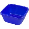 Plastové štvorcové umývadlo HEIDRUN 9l MIX farieb