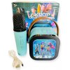 Detská karaoke sada Bluetooth K-Pop Demon Hunters s bezdrôtovým mikrofónom -modrý