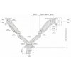 Connect IT TwinArm CMF-3207