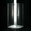 Aquatek GLASS S2 ŠTVRŤ-KRUHOVÝ SPRCHOVÝ KÚT 90x90, sklo frost