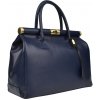 NovaKabelka.sk Laureta Blu Lisciare kožená talianska kabelka modrá