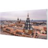Obraz na akrylátovom skle Krakov panorama zimných kostolov 100x50 cm