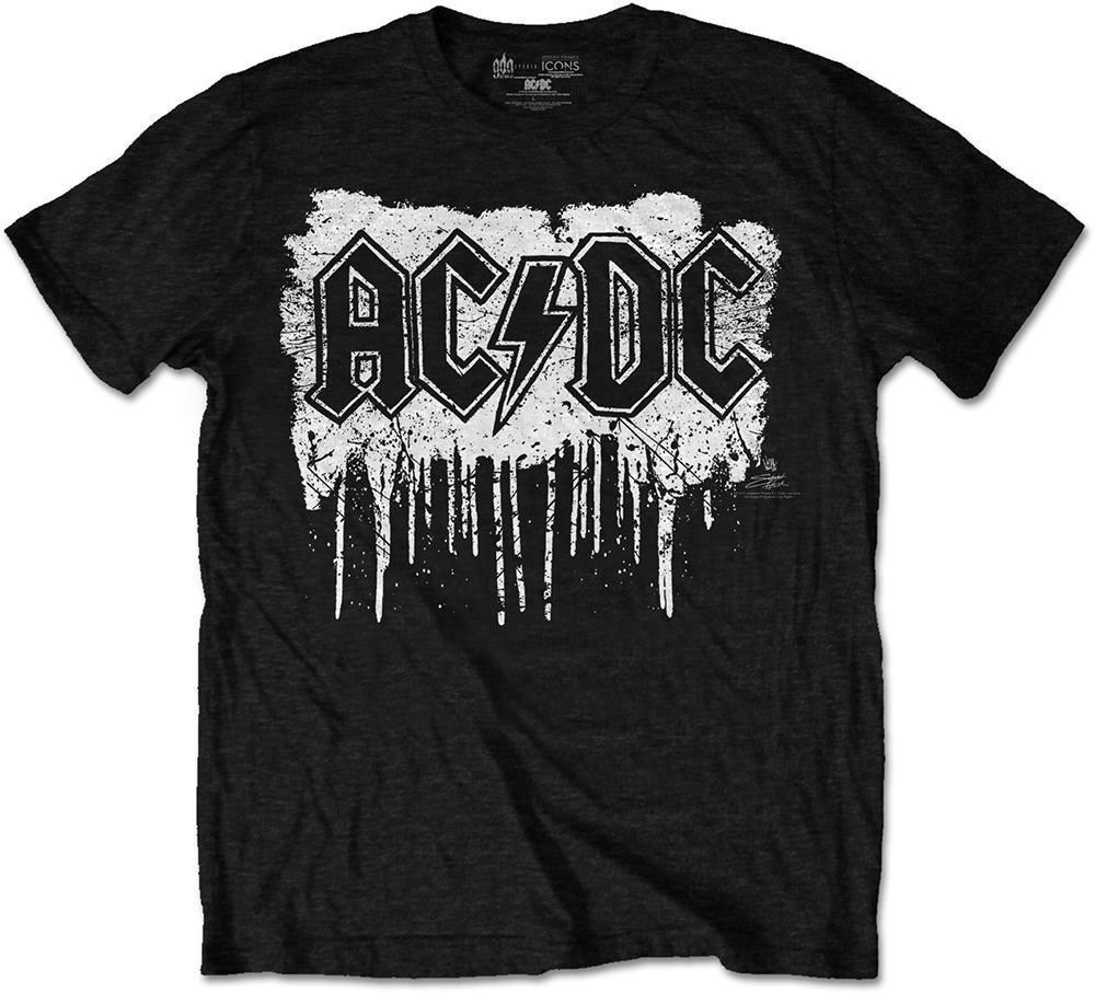 AC/DC tričko Dripping With Excitement čierne