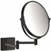 Hansgrohe AddStoris Kozmetické nástenné zrkadlo, matná čierna 41791670-HG