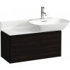 Skrinka pod umývadlo Laufen BASE 77x35x36 cm čierna H4030031102631
