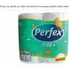 Toaletný papier 2-vrstvový PERFEX plus 4ks biely