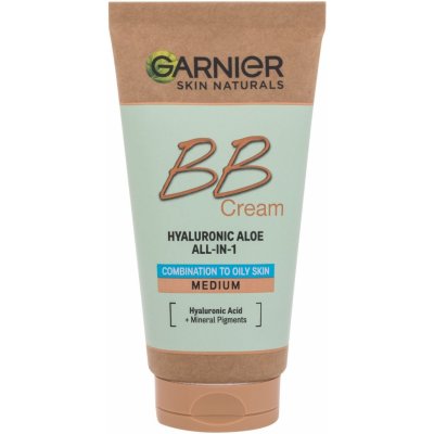 Garnier Skin Naturals BB Cream Hyaluronic Aloe All-In-1 SPF25 bb krém Medium 50 ml