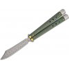 Benchmade Necron Gold Class Latchless Balisong Butterfly Monarch Damasteel 99-242
