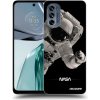 Picasee silikónový čierny obal pre Motorola Moto G62 - Astronaut Big