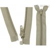 YKK Zips špirálový deliteľný biela káva 50 cm