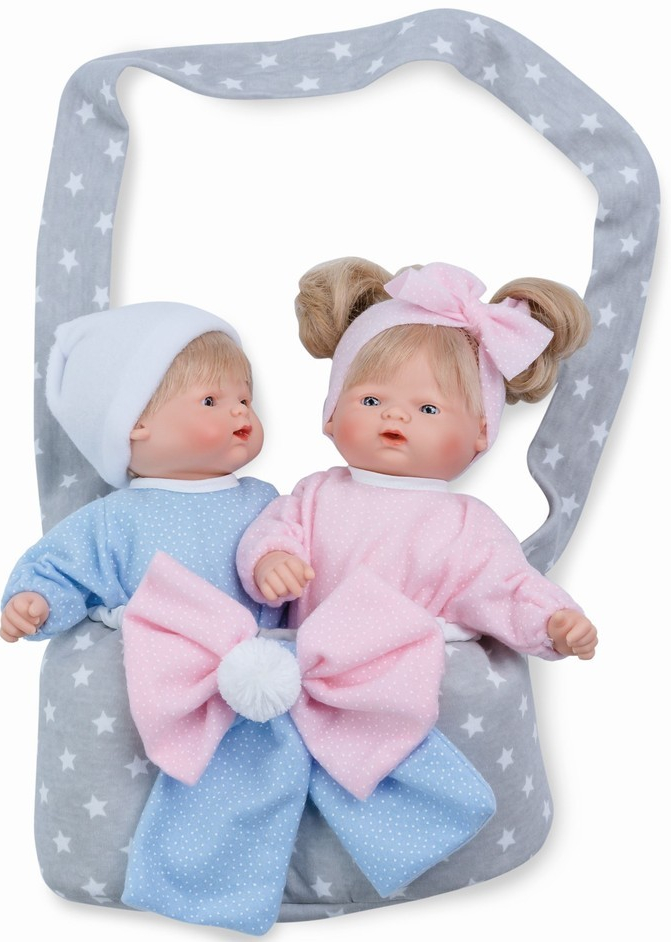 Marina & Pau Realistické panenky dvojčata holčička Márinka a chlapeček Mareček