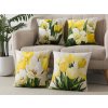 XPOSE® Set obliečok na vankúš TULIPÁN 43x43 cm - set 4 ks, Bavlna