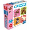 Granna Puzzle set 4v1 - Jezevčík