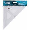 Wiky WKW026743 pravítko trojuholník transparent