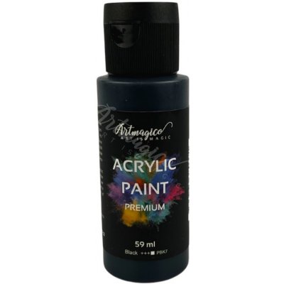 Artmagico akrylová farba 59 ml black