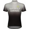 SCOTT Cyklistický dres s krátkym rukávom - SCOTT-SRAM PRO - čierna/biela 164 cm