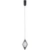 ITALUX PND-34403-1-BK - LED luster na lanku SEVILLA LED/5W/230V 3000K čierna PND-34403-1-BK + záruka 3 roky zadarmo