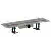 Hansgrohe RainDrain Compact Sprchový žľab 60 cm, s roštom, kefovaná nerezová oceľ 56174800-HG