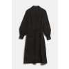 ŠATY KARL LAGERFELD WRAP SHIRT DRESS BLACK